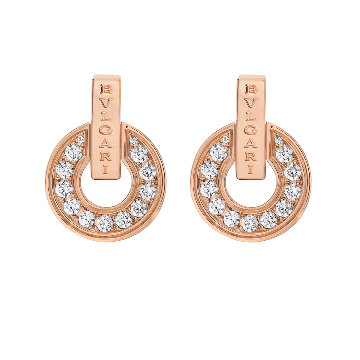 Sol Stud Earrings Rose Gold