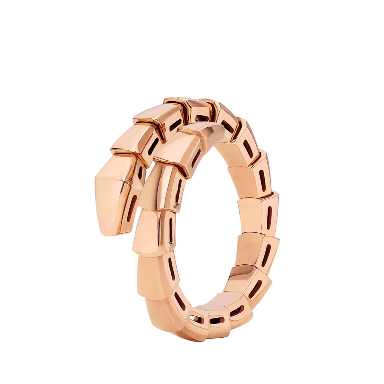 Serpent Wrap Ring Rose Gold