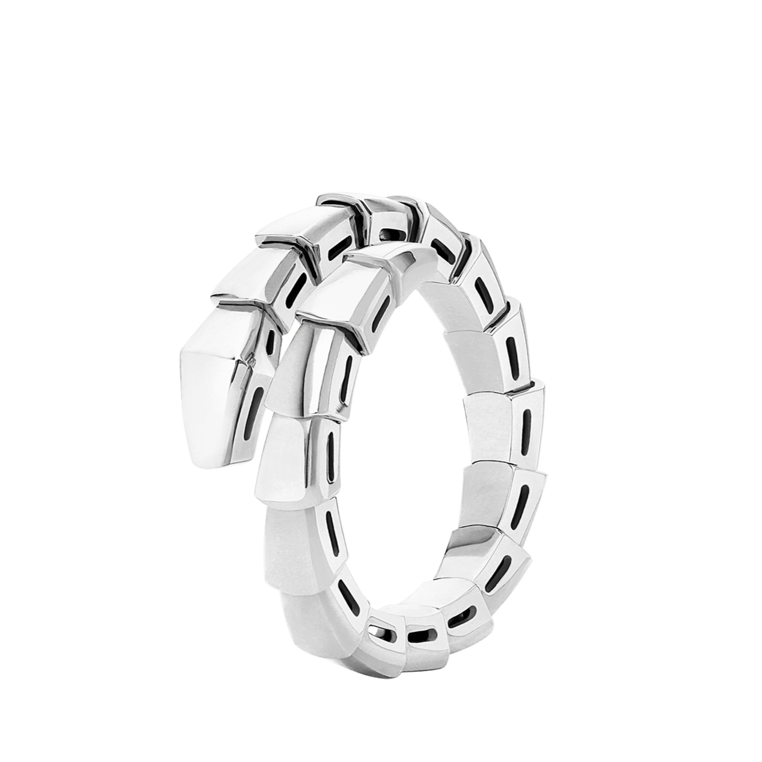 Serpent Wrap Ring Silver