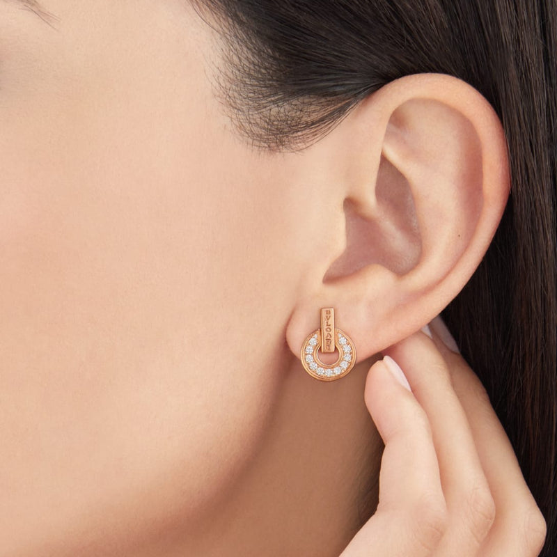 Sol Stud Earrings Rose Gold