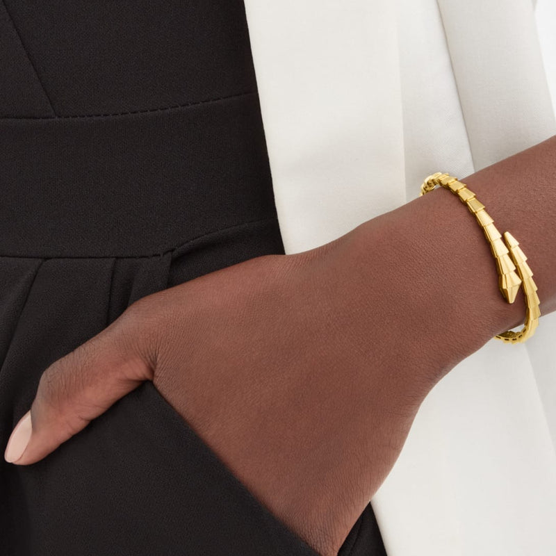 Serpent Wrap Bracelet Gold