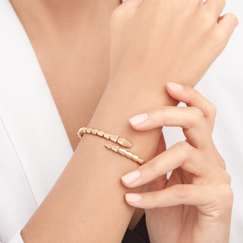 Serpent Wrap Bracelet Rose Gold