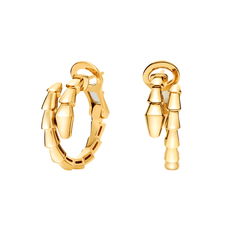 Serpent Wrap Earrings Gold