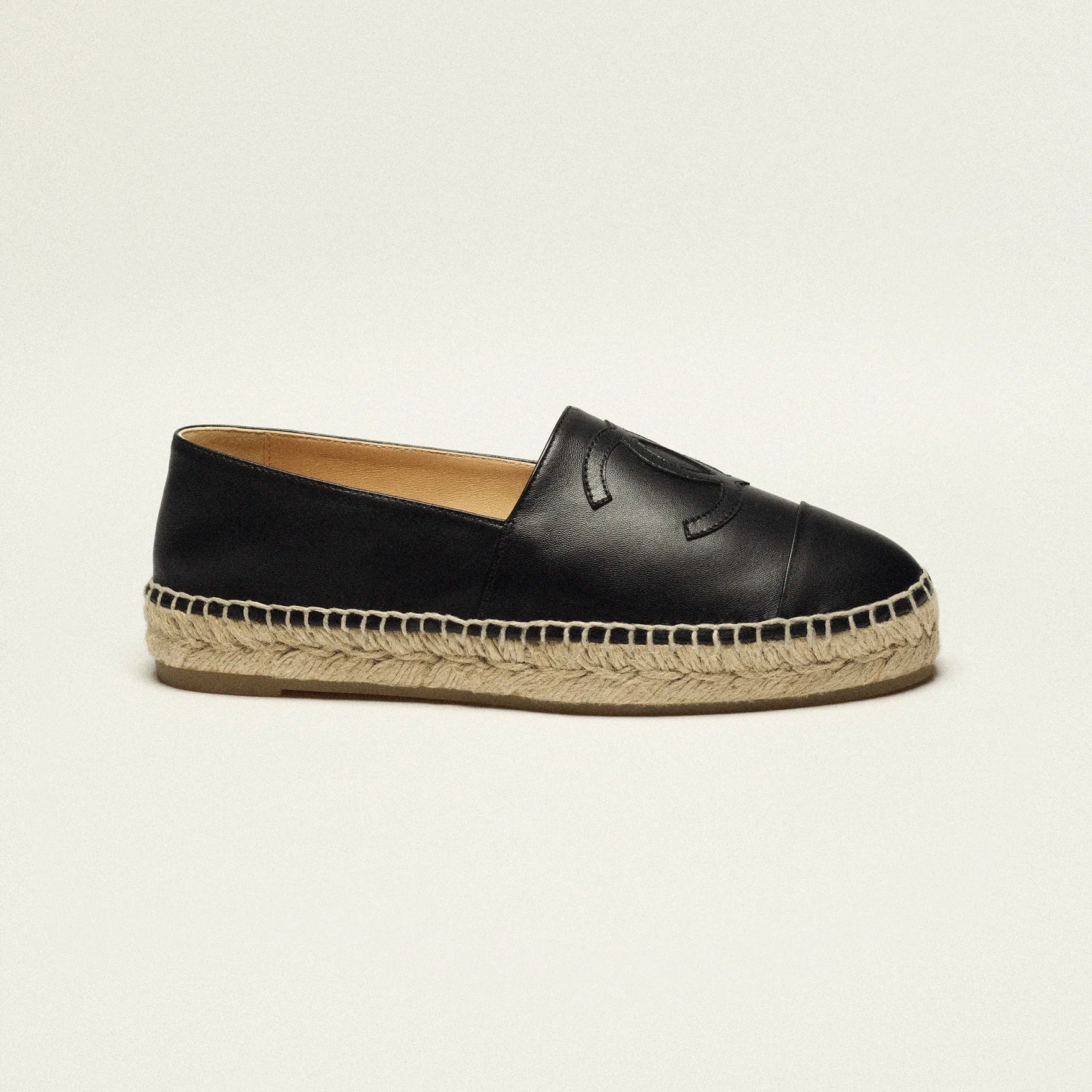 The Riviera Espadrilles Black