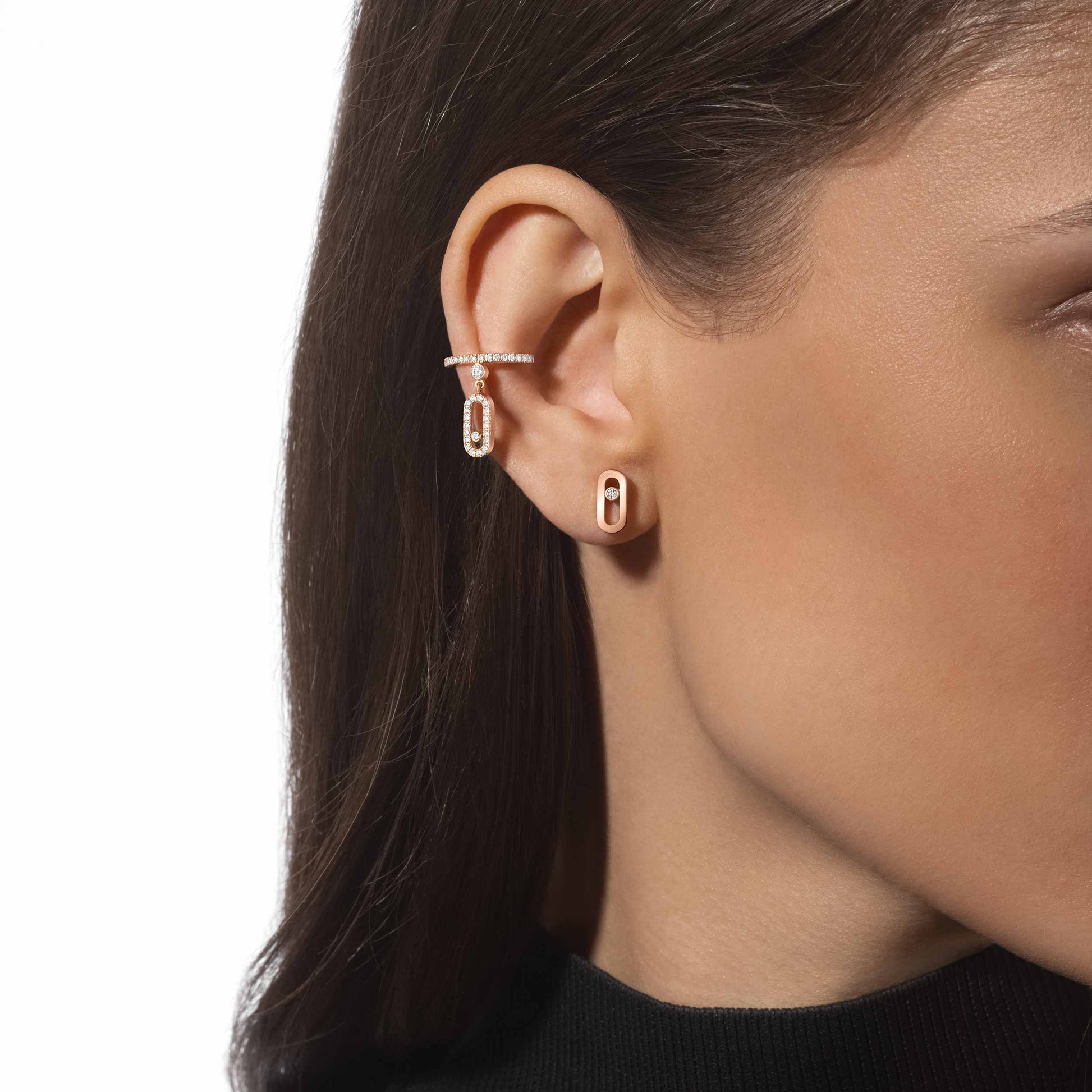 The Essence Stud Earrings Rose Gold