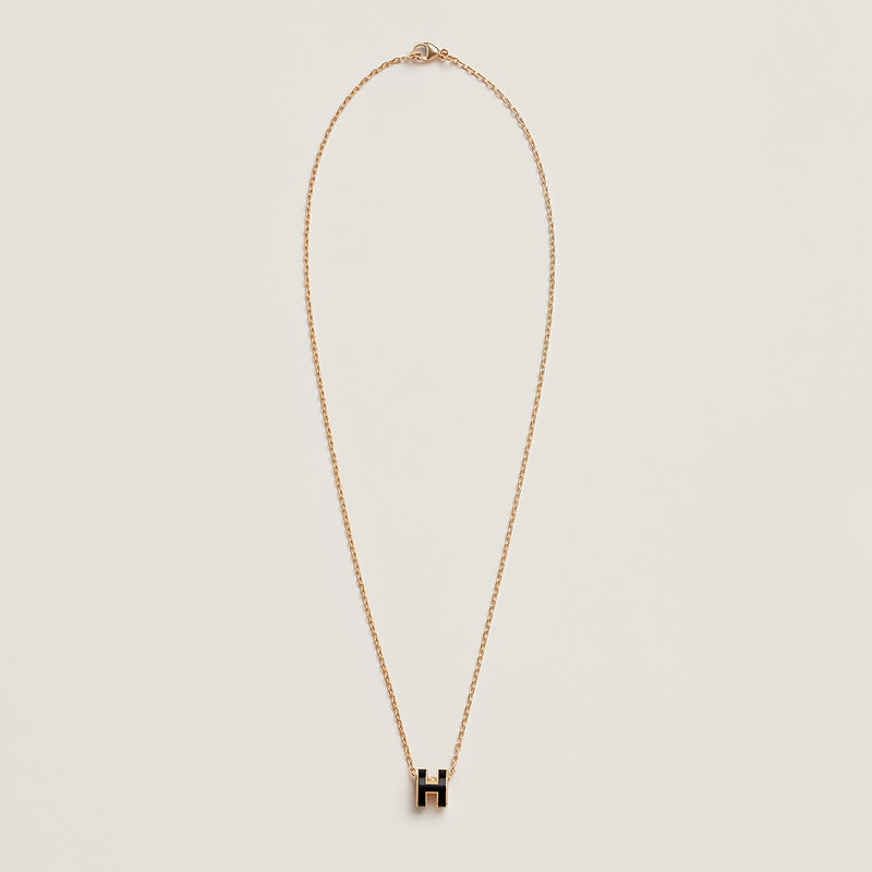 Halo Necklace Black/Gold