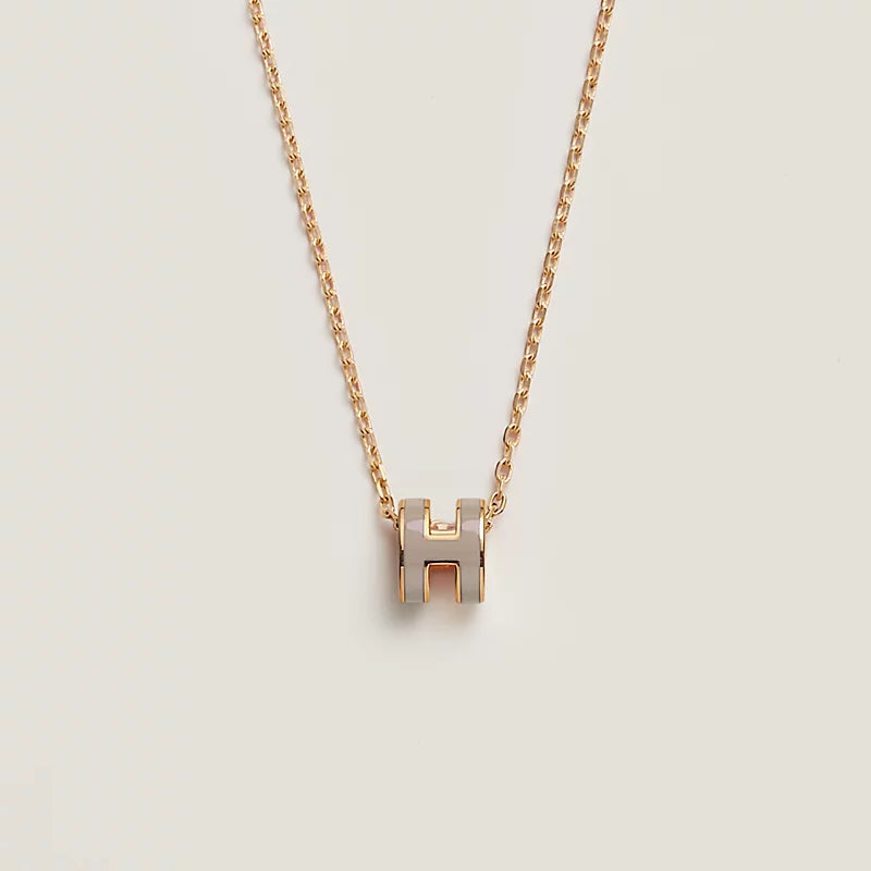 Halo Necklace Maron/Gold