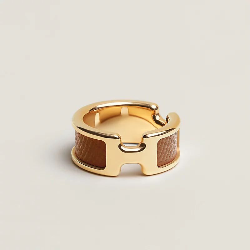 Halo Ring Brown/Gold