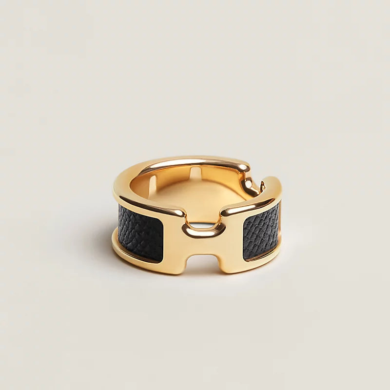 Halo Ring Black/Gold