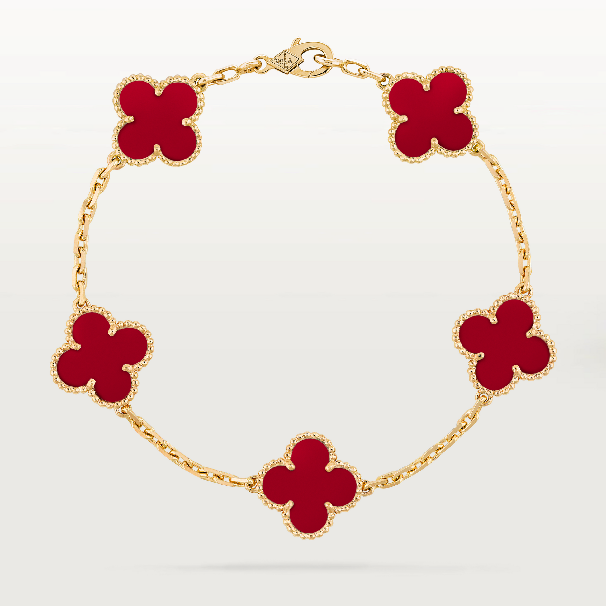 Clover Bracelet Red