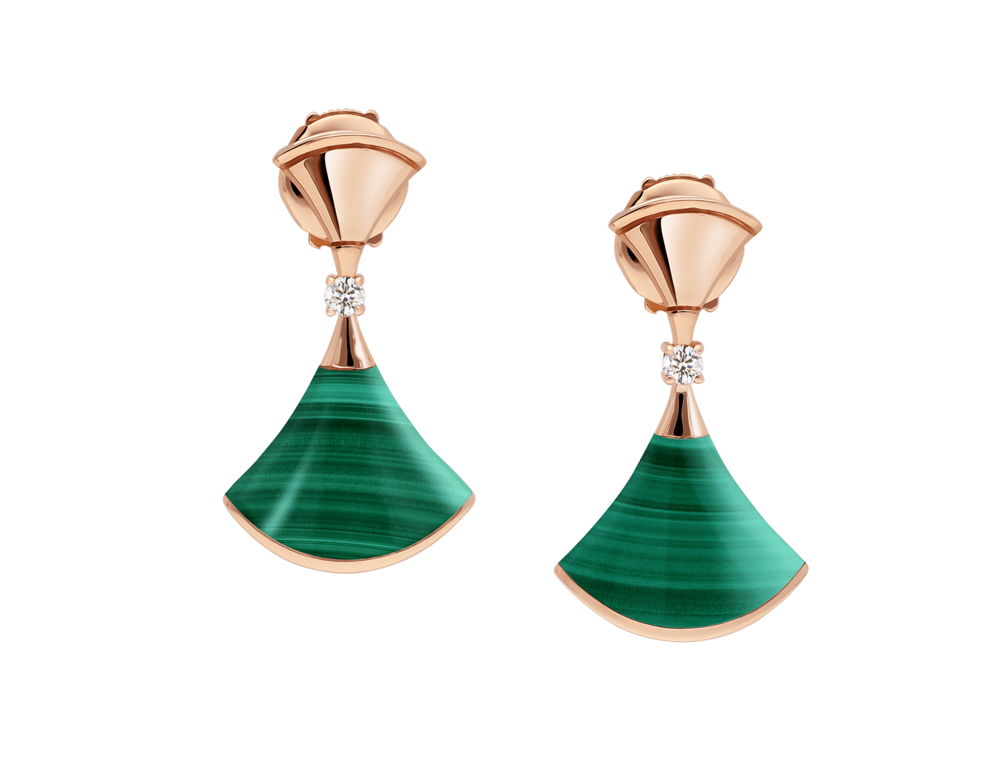 Divina Earrings Emerald