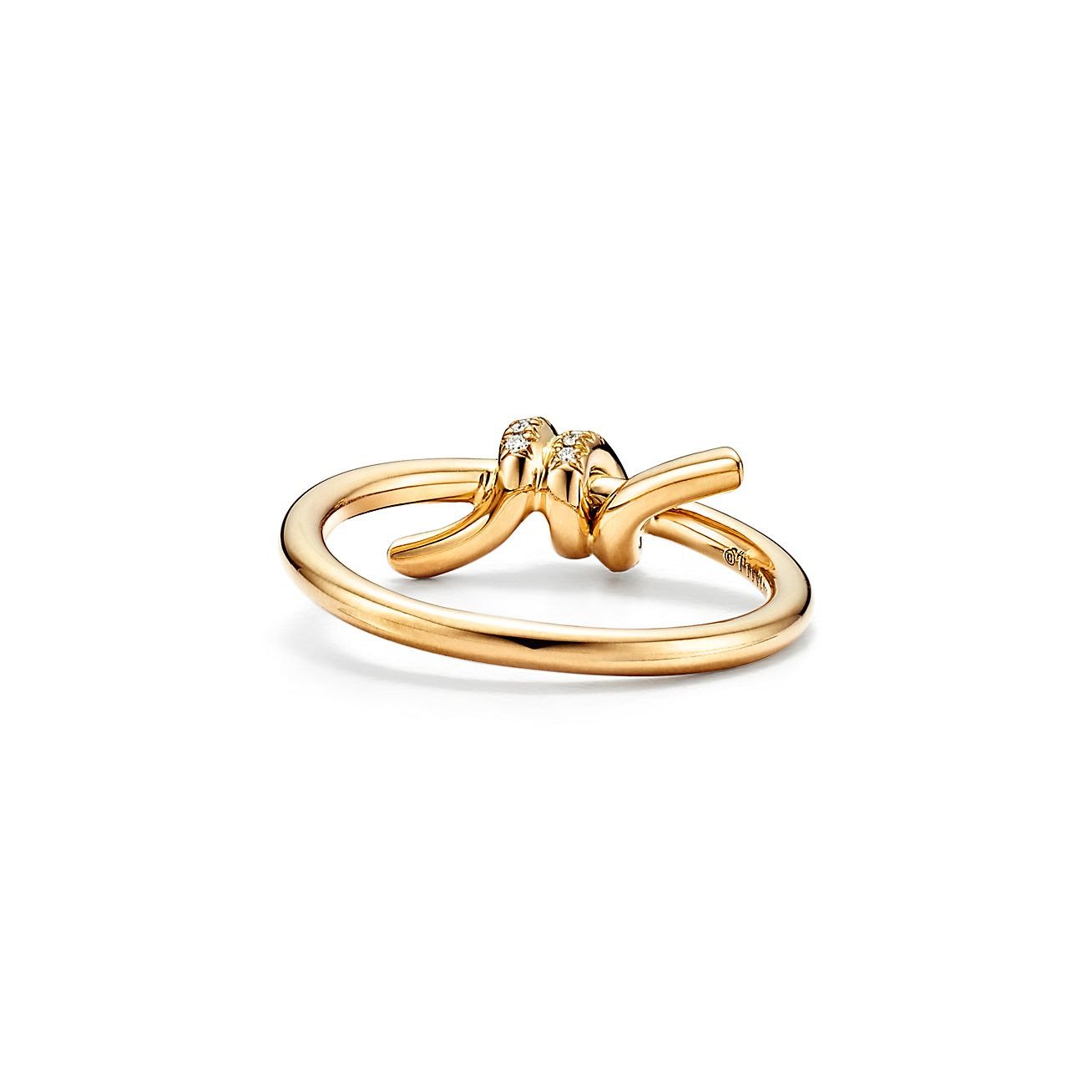 Twist Ring Gold Gem