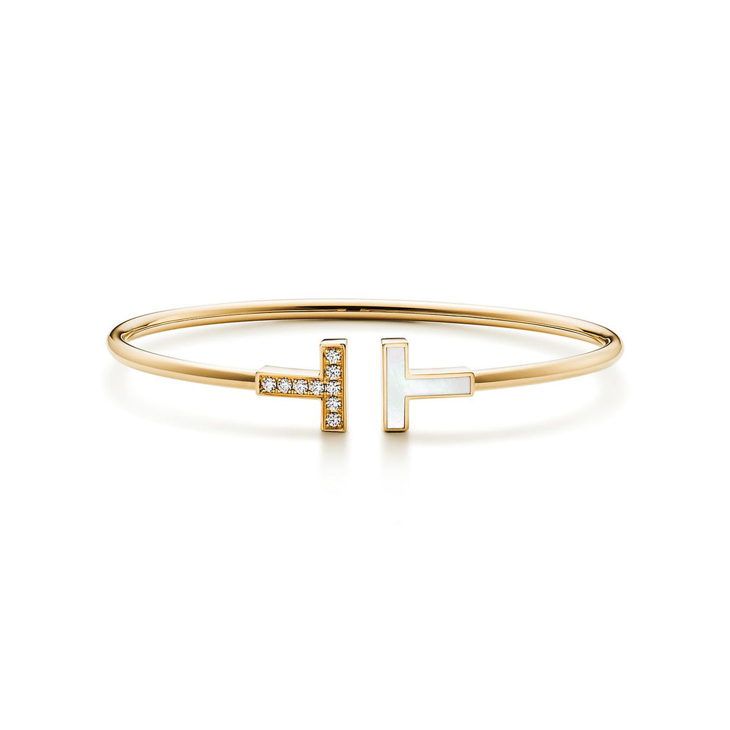 T-Wire Bracelet Pearl Gem