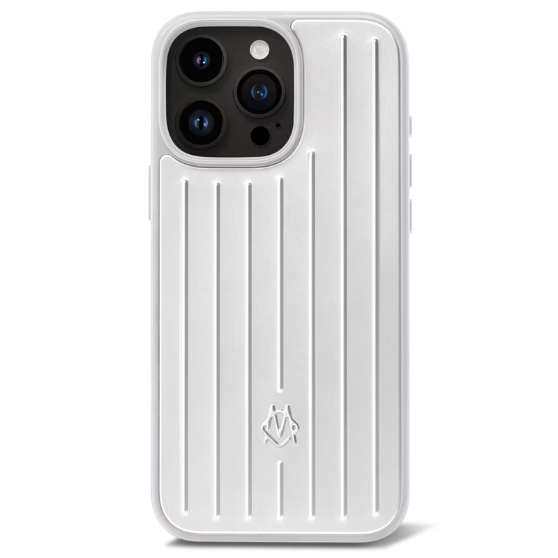Ribbed Phone Case Silver
