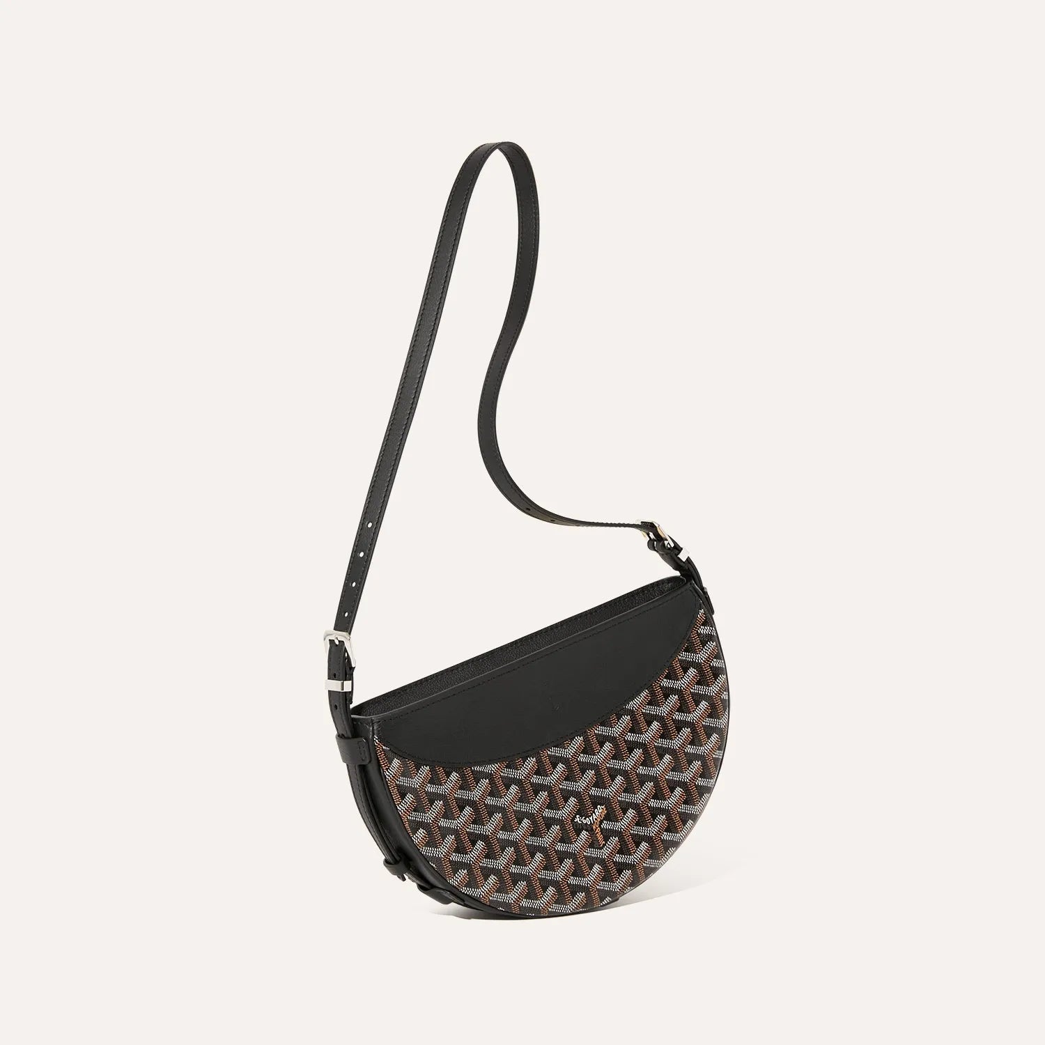 The Monogram Saddle Bag Black