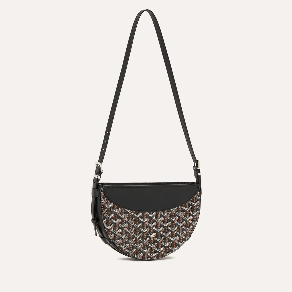 The Monogram Saddle Bag Black