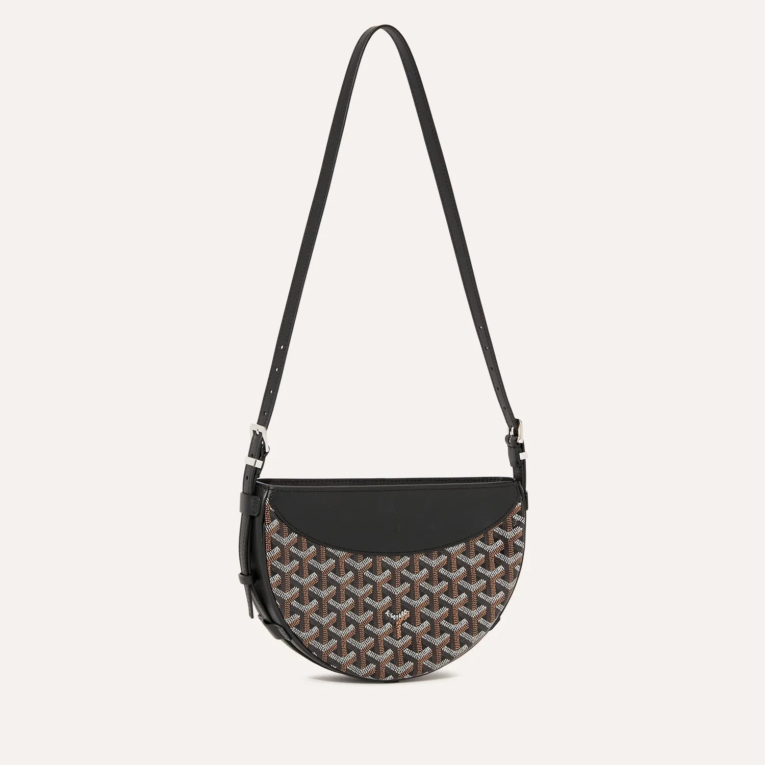 The Monogram Saddle Bag Black