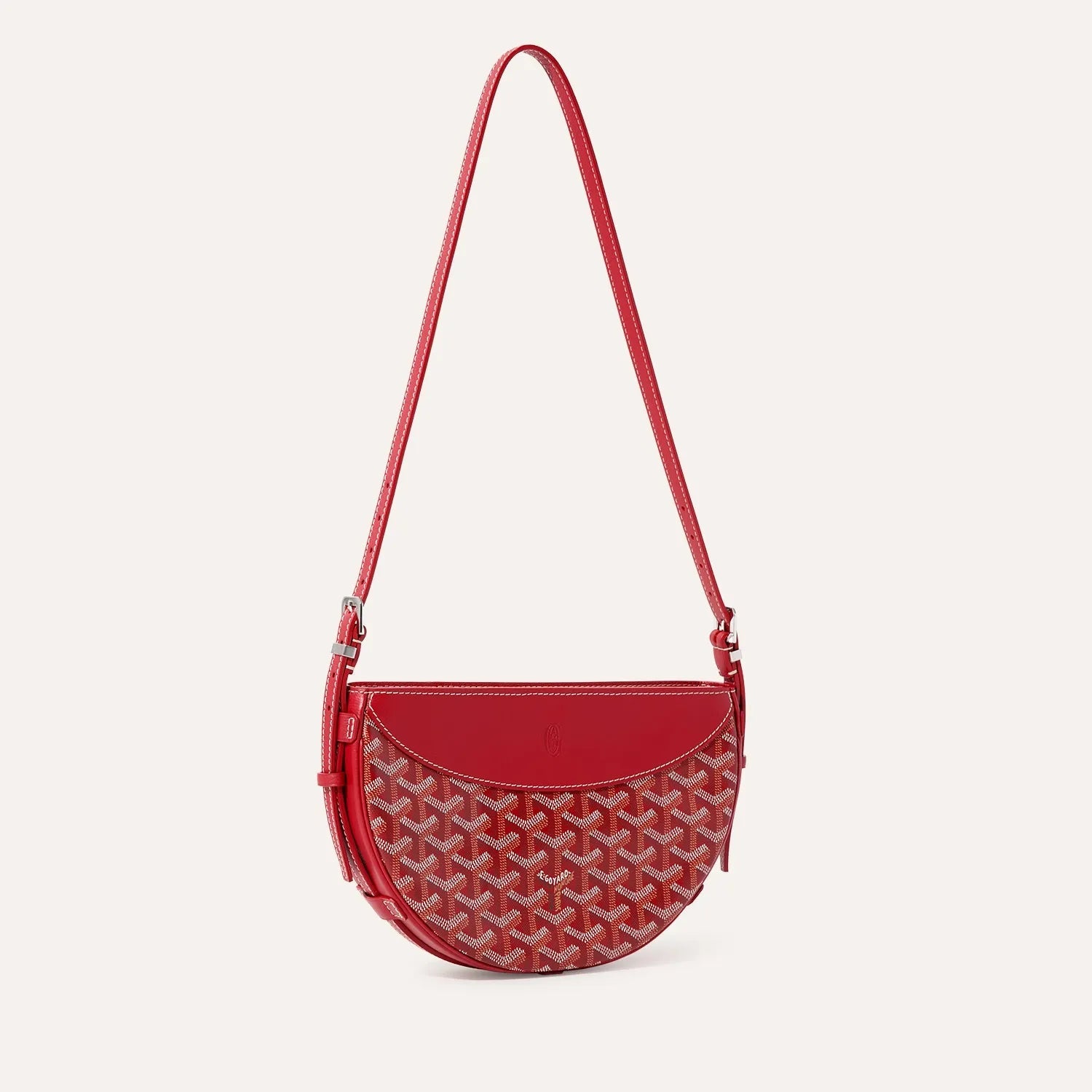 The Monogram Saddle Bag Red
