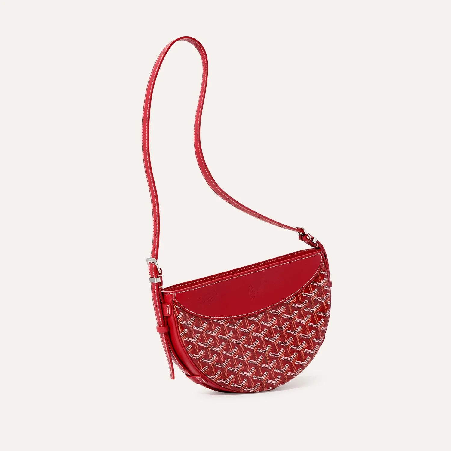 The Monogram Saddle Bag Red