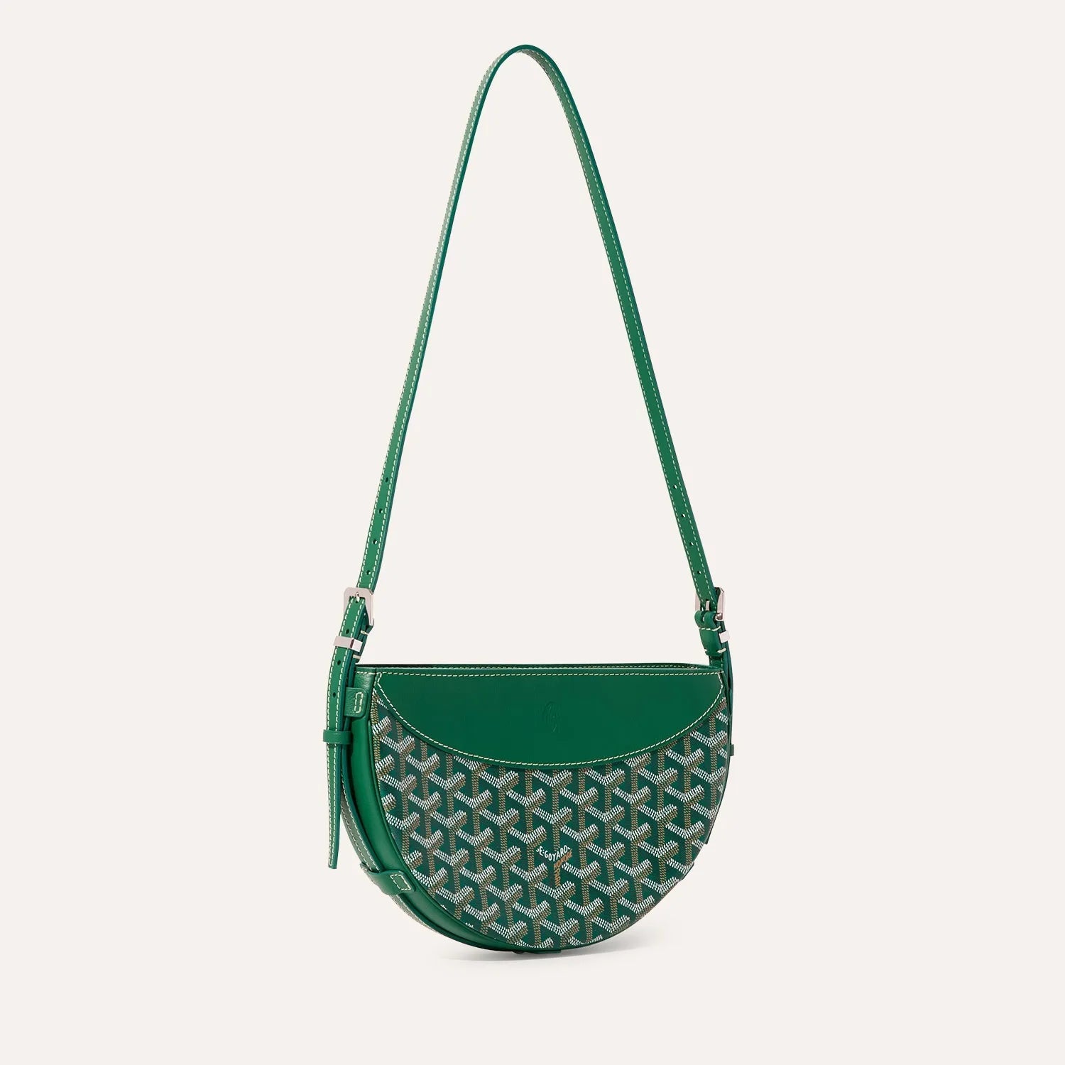The Monogram Saddle Bag Emerald