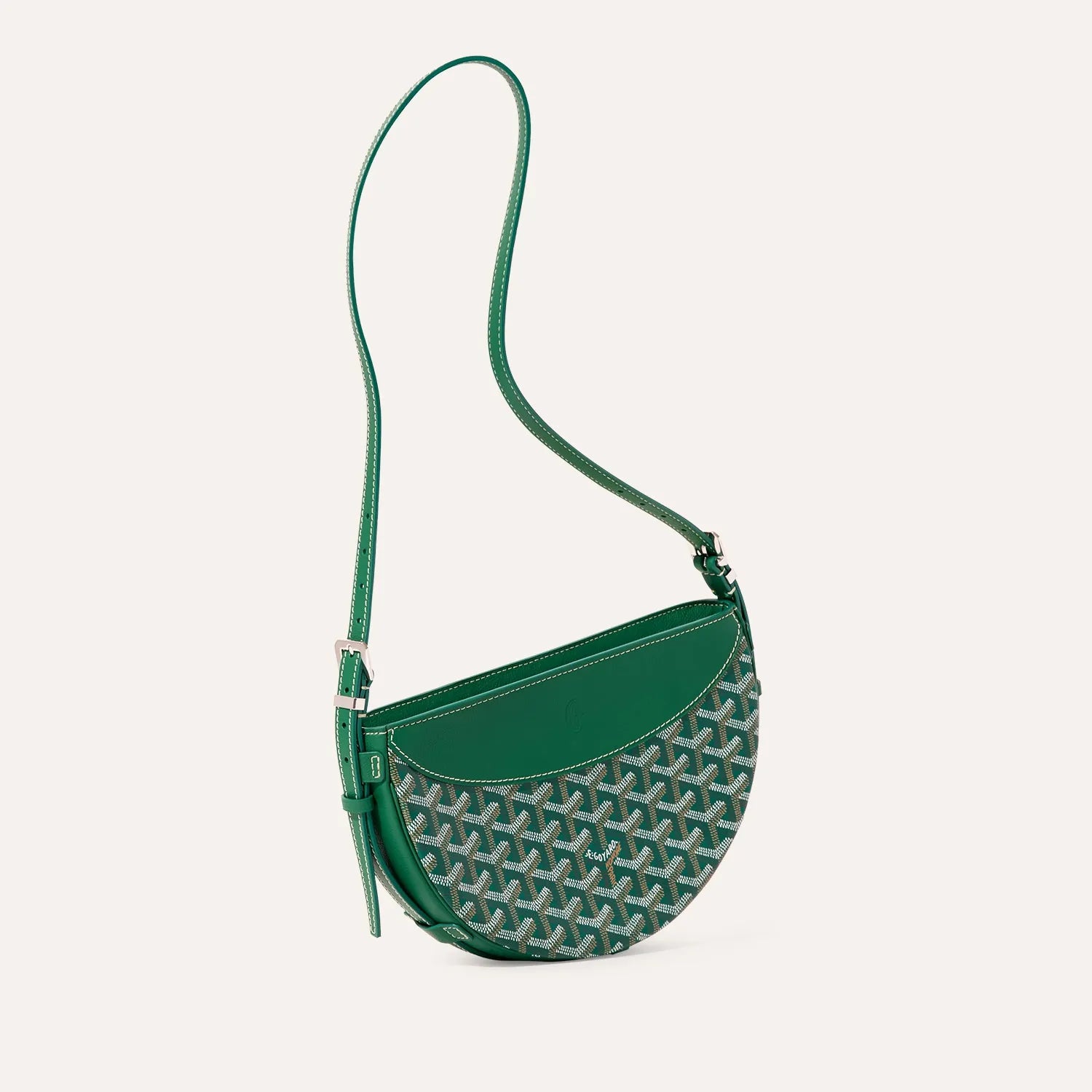 The Monogram Saddle Bag Emerald