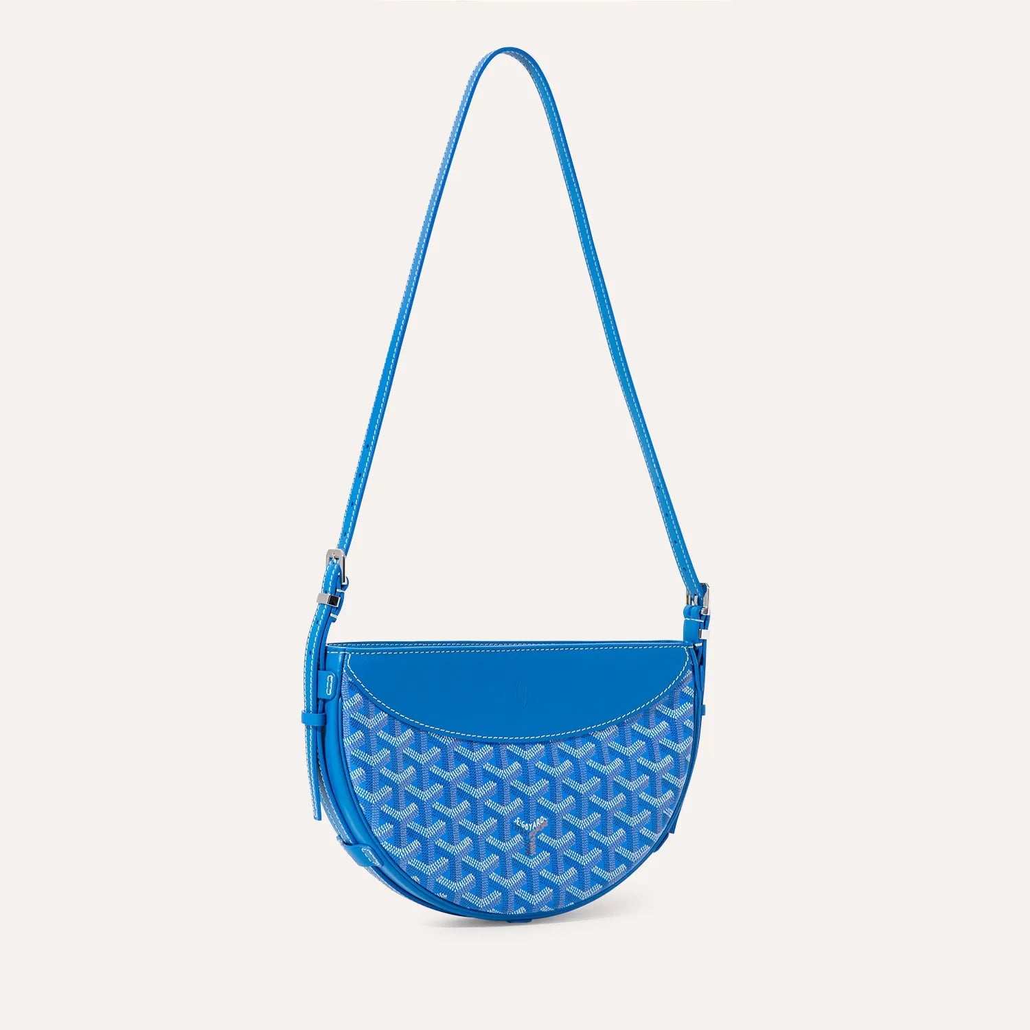 The Monogram Saddle Bag Blue