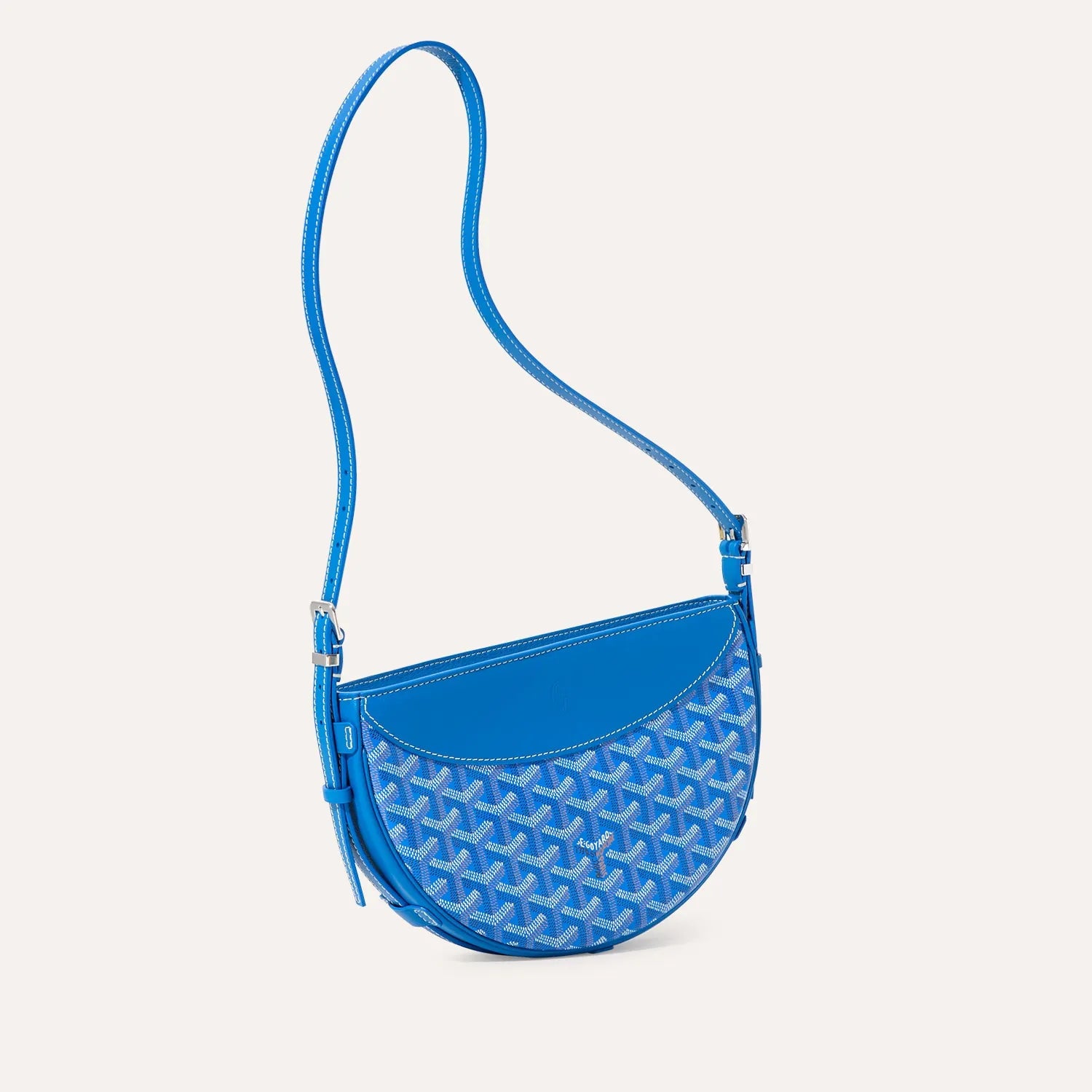 The Monogram Saddle Bag Blue