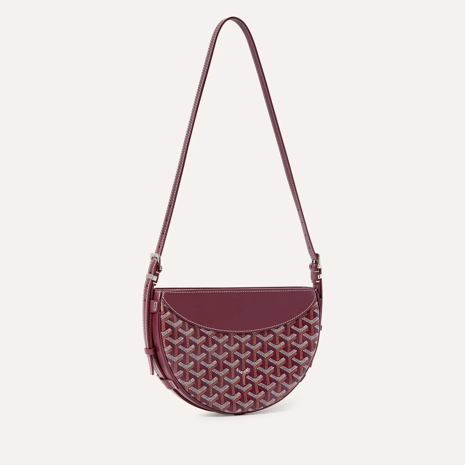 The Monogram Saddle Bag Burgundy
