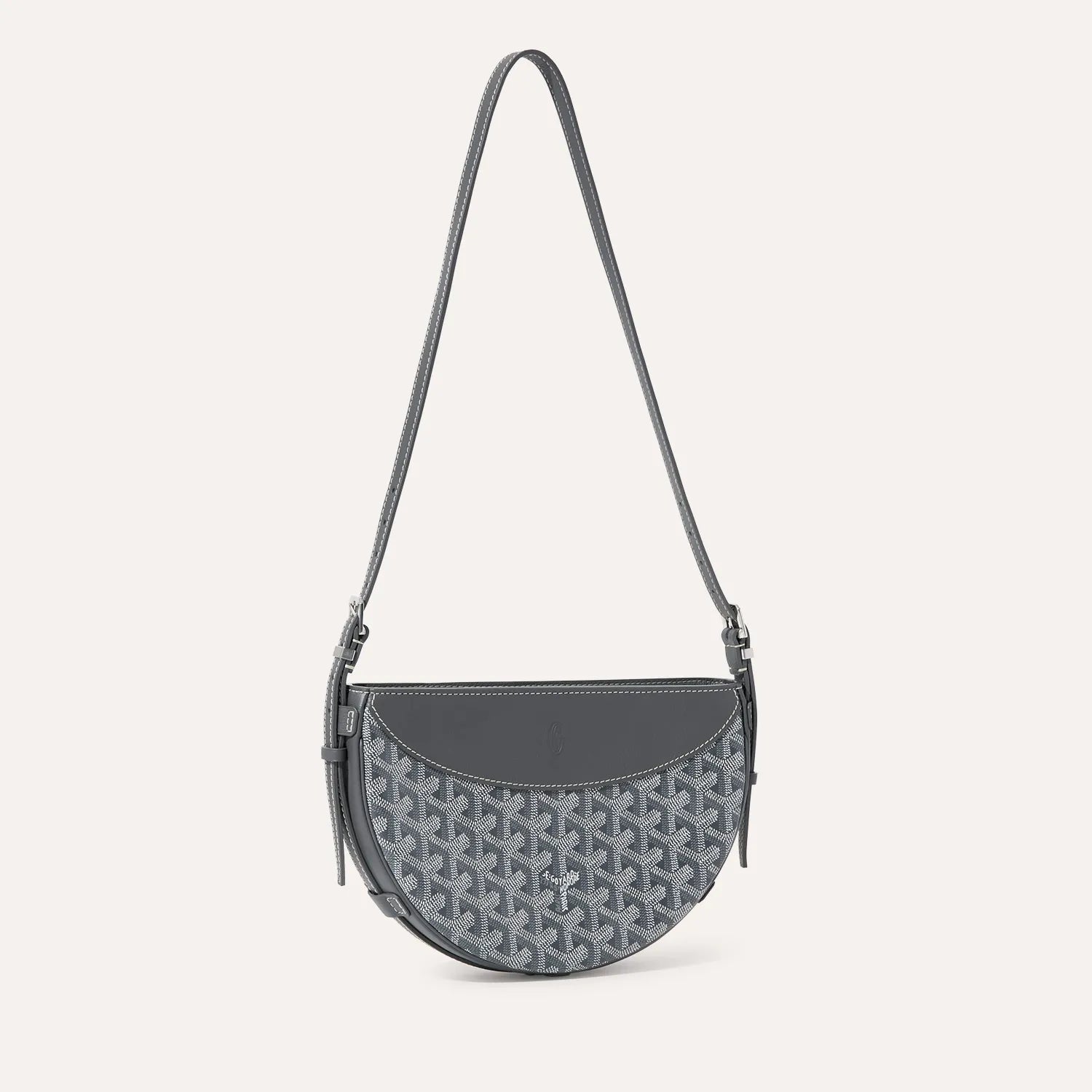 The Monogram Saddle Bag Grey