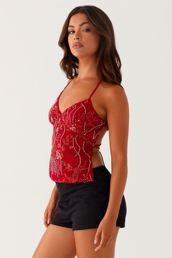 Ayla Sequin Cami