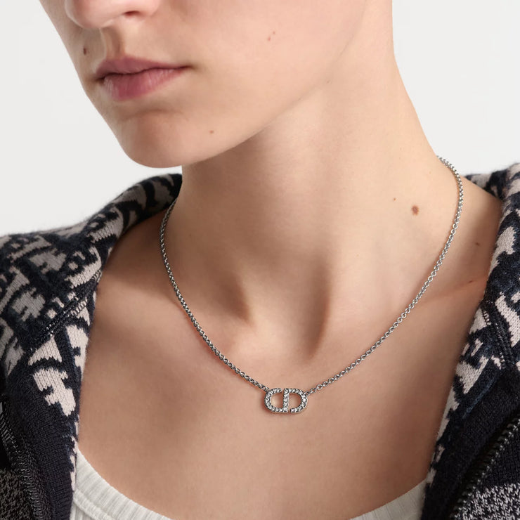 CD Design Necklace Silver