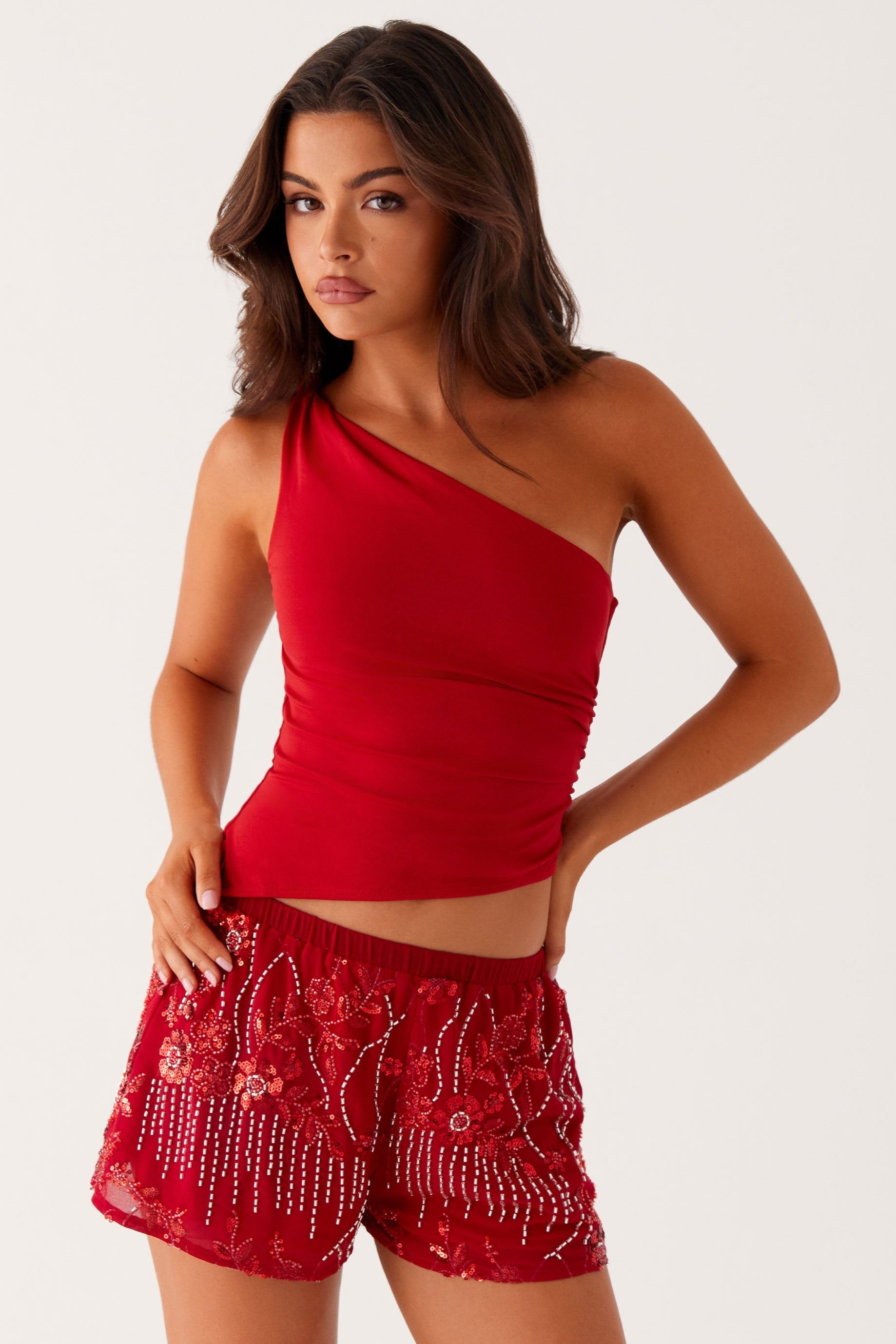 Ayla Sequin Shorts