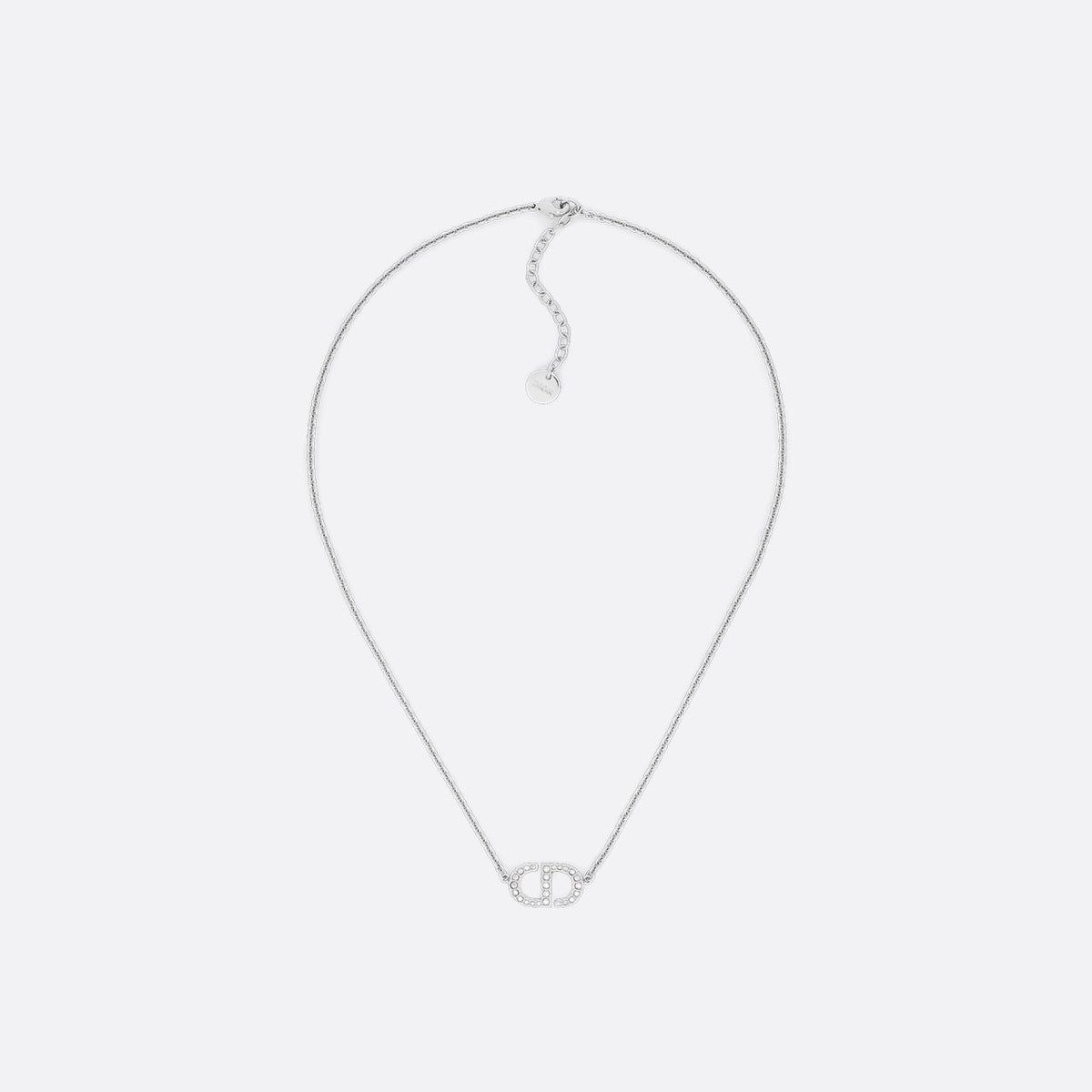 CD Design Necklace Silver