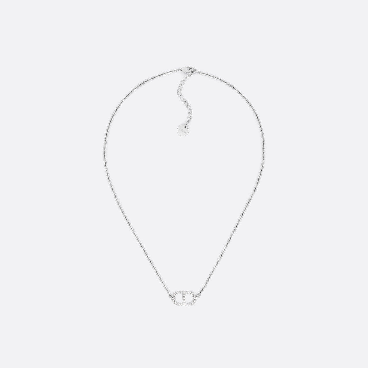 CD Design Necklace Silver