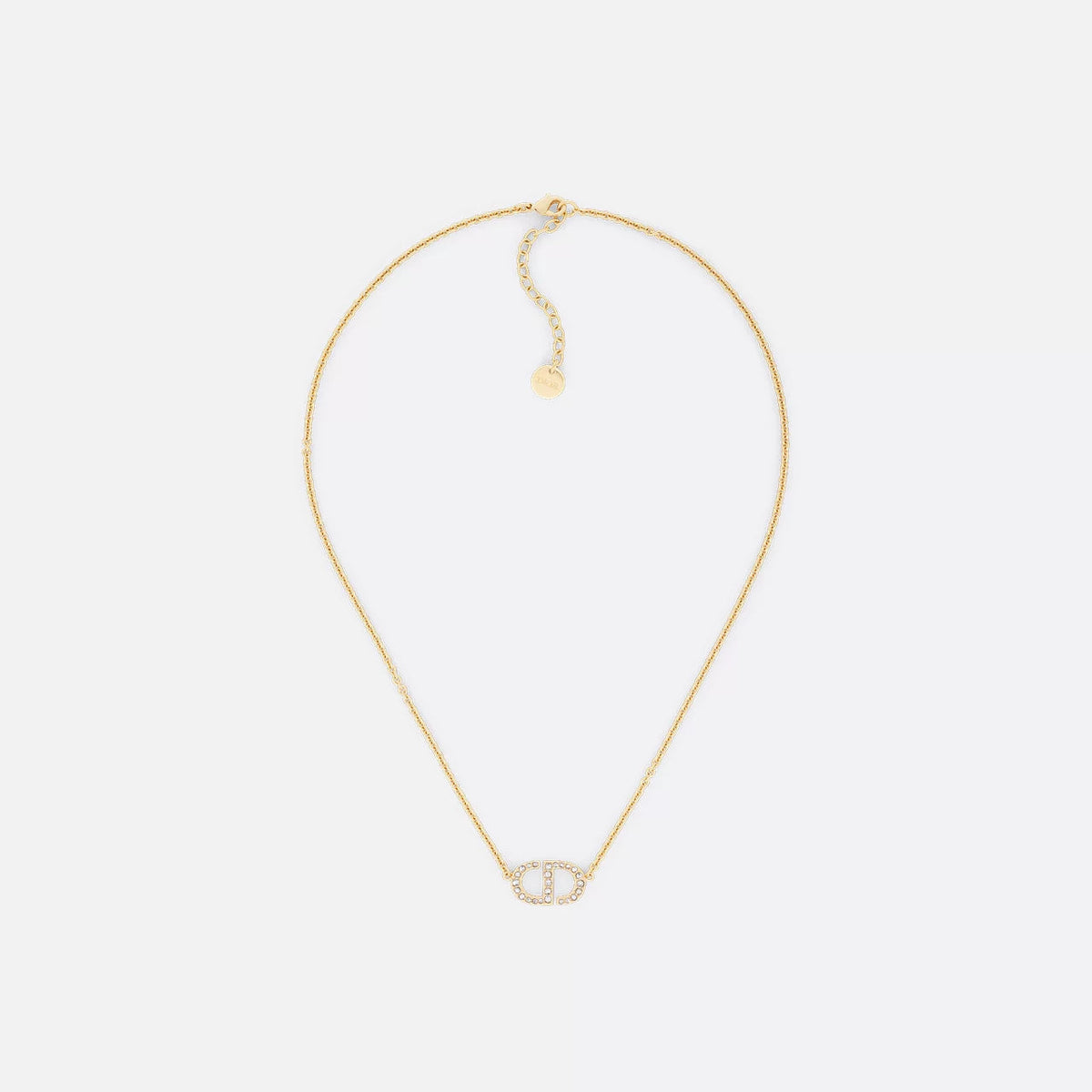 CD Design Necklace Gold