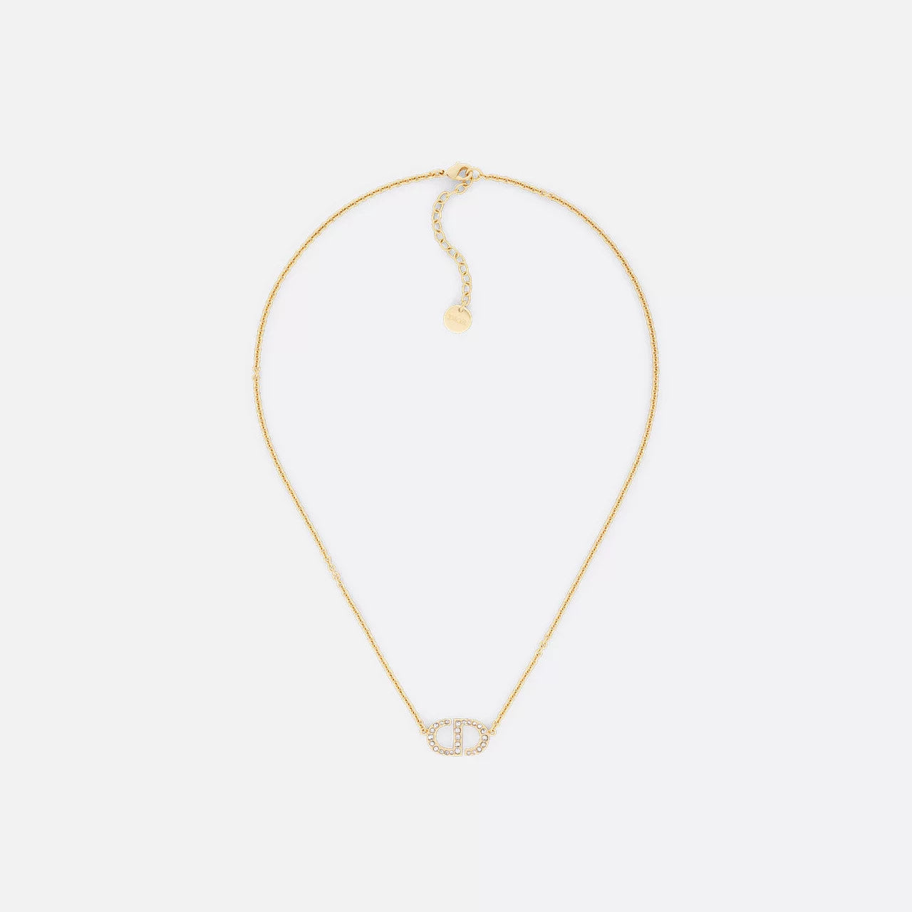 CD Design Necklace Gold
