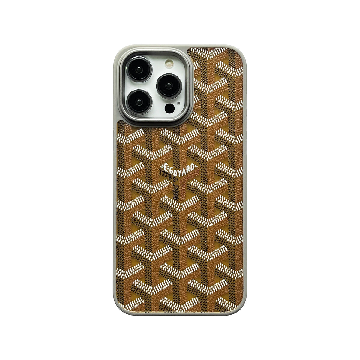 Monogram Phone Case Tan
