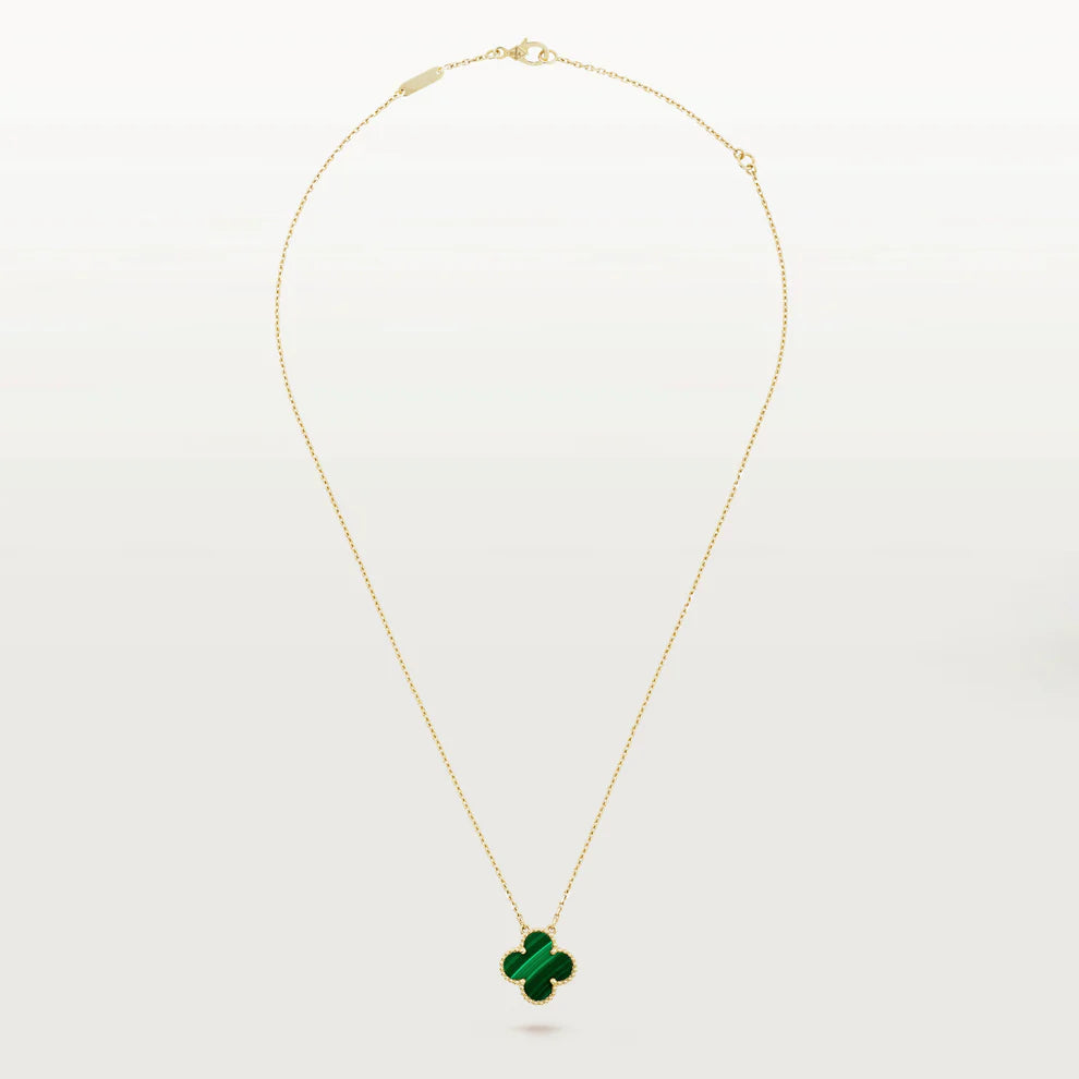 Clover Necklace Green