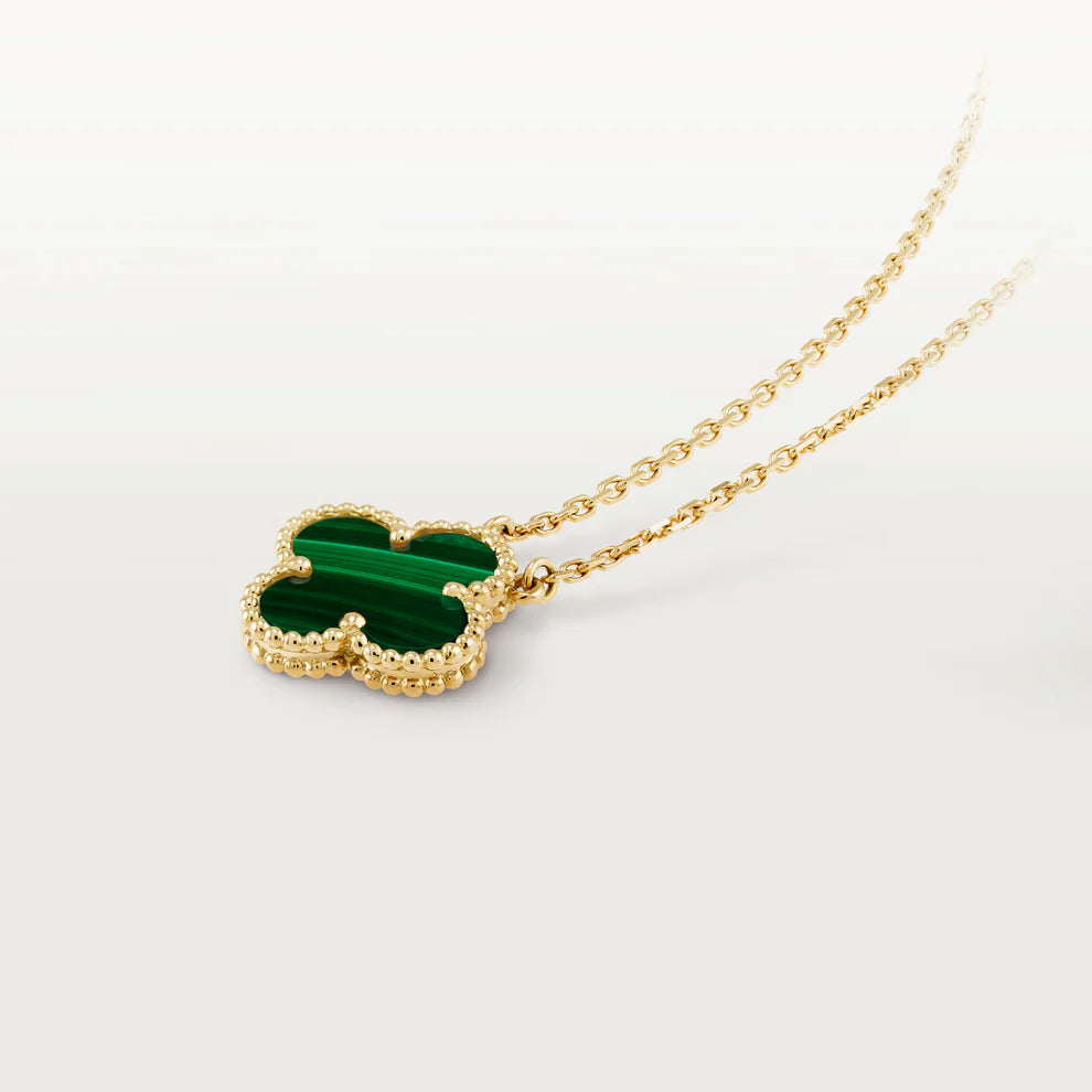 Clover Necklace Green