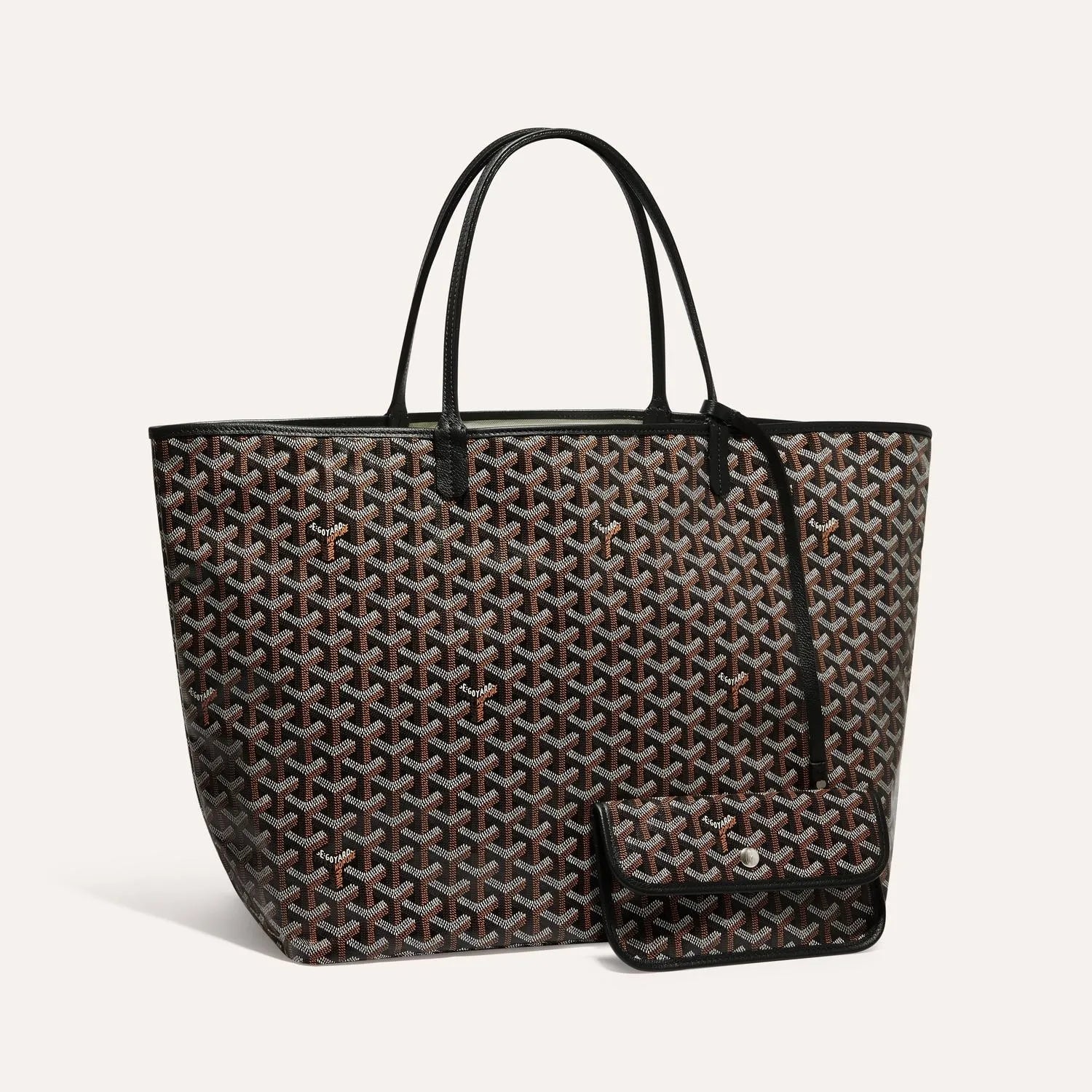 The Monogram Tote Bag Black