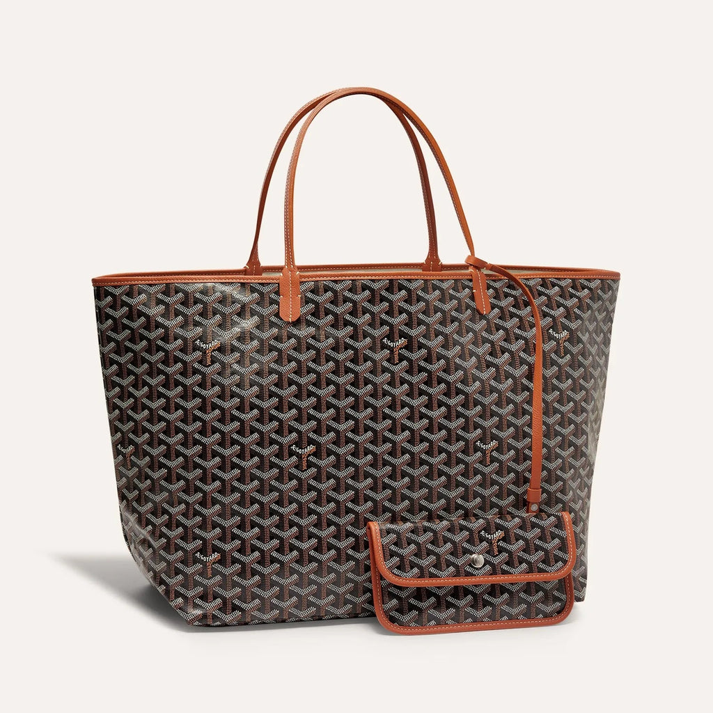 The Monogram Tote Bag Brown