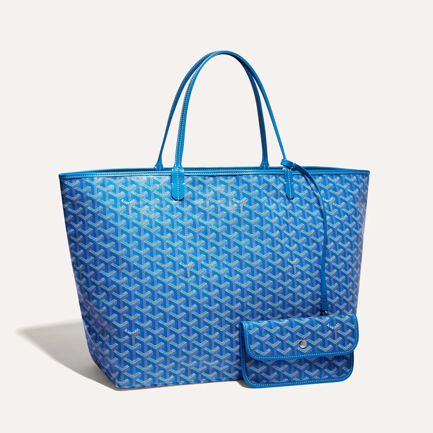The Monogram Tote Bag Blue