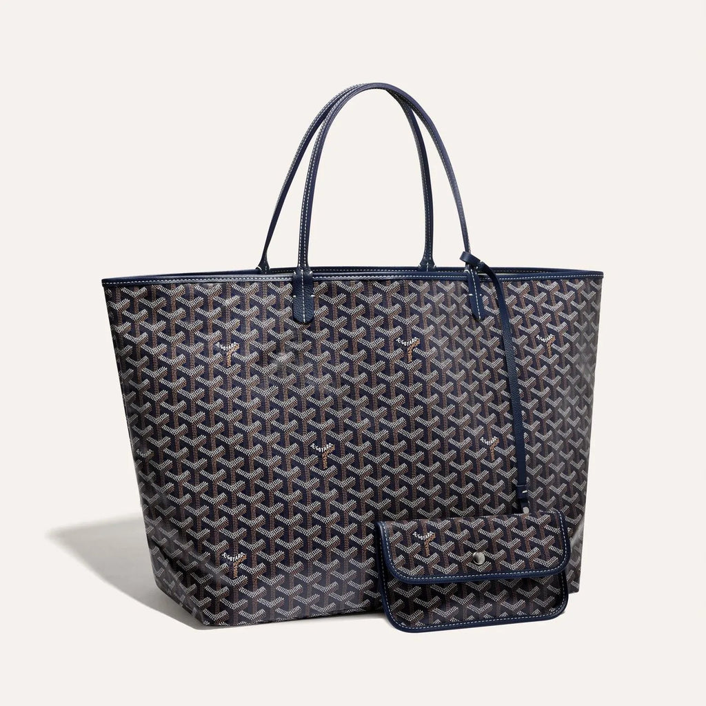 The Monogram Tote Bag Navy