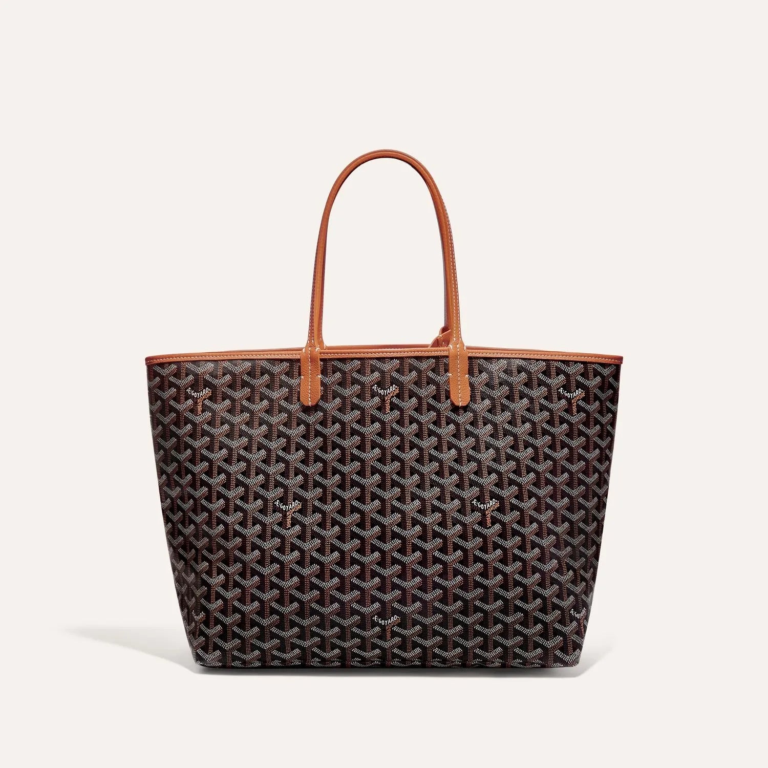 The Monogram Tote Bag Brown