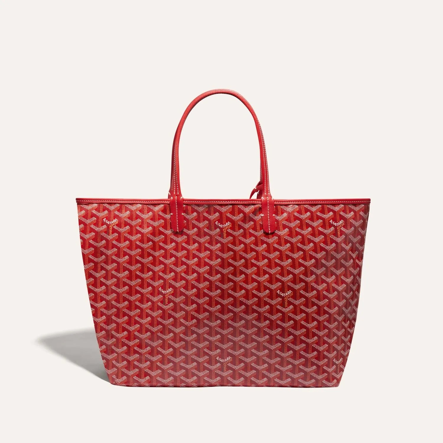 The Monogram Tote Bag Red