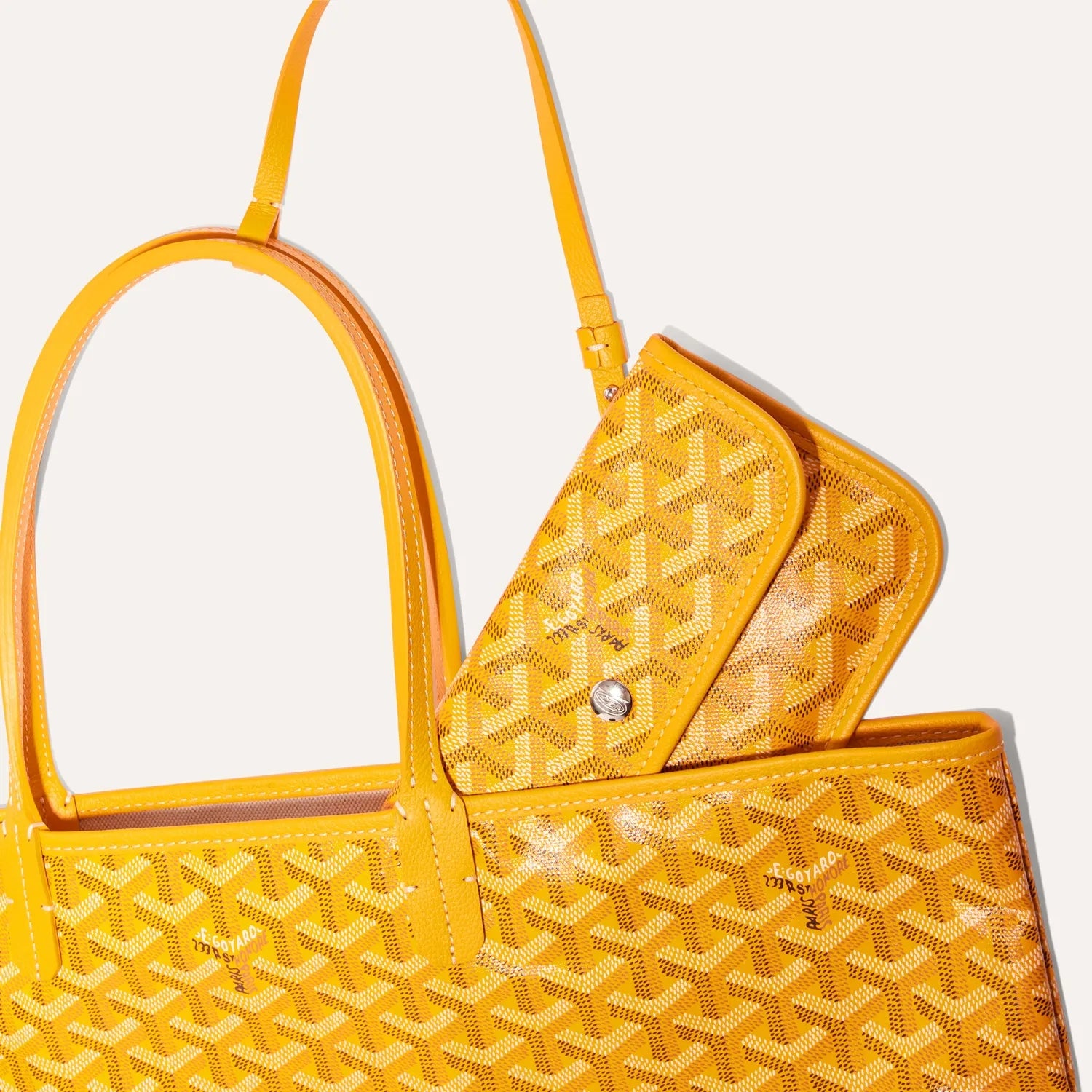 The Monogram Tote Bag Yellow