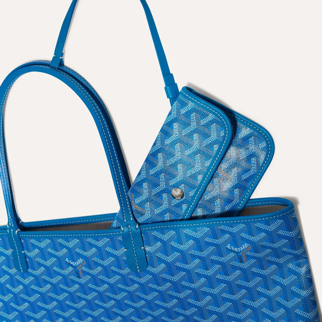 The Monogram Tote Bag Blue