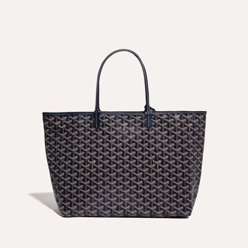 The Monogram Tote Bag Navy