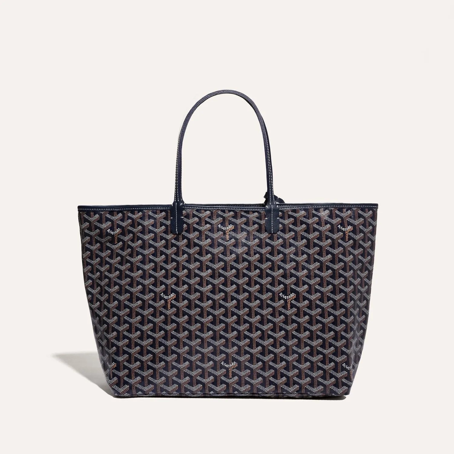 The Monogram Tote Bag Navy