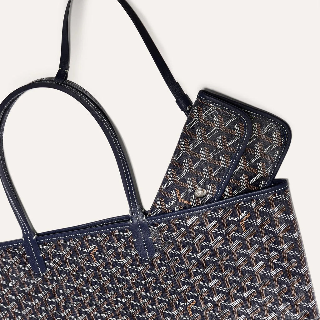 The Monogram Tote Bag Navy